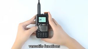HT KSUN UV60D VHF jarak jauh 10KM UHF dual Band Wireless Copy Walkie Talkie 200 channel