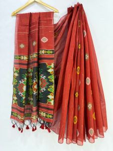 Premium Soft Ikkat Cotton Sarees