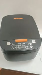 5L Rice Cooker Large capacity Non-Stick Rice Cooker Stainless Steel Inner Pot Black Smart Screen Electric Rice Cooker