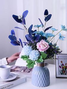 [HCM]Lọ hoa Bình hoa nhựa giả gốm sứ phong cách bắc âu cắm hoa decor kiểu vintage bình hoa bồ công anh để bàn trang trí-Randy