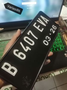 Variasi Plat Nomor Motor Berlogo Standar Stiker Cutting rapih