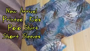 KIDS SHORT SLEEVE POLO FOR BOYS PRINTED COTTON & SOFT FABRIC POLO (check the size chart)
