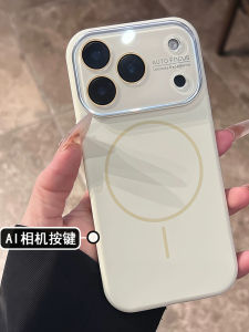 Ultra-popular Autumn Winter Large View Window Liquid Magnetic Absorption Phone Case for Apple 17Promax New iPhone16 with Lens Film Full Cover Anti-fall Luxury Feel for Men And Women