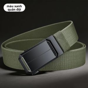 GUOQI | Dây Nịt Nam Tự Động Khóa Dây Nylon Co Dãn