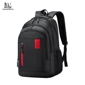 LouisWill กระเป๋าเป้สะพายหลังเดินทางสำหรับกระเป๋าเป้สะพายหลังกันน้ำกระเป๋าเป้สะพายหลังผู้ชายแฟชั่นผ้าอ็อกซ์ฟอร์ดความจุขนาดใหญ่กระเป๋าเดินทางสำหรับธุรกิจแบคแพ็คสำหรับธุรกิจการเดินทางและการศึกษา