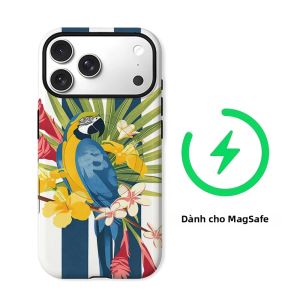 Potdemiel | Ốp Lưng Aurea Matte Bumper Magsafe Cho iPhone Vỏ Cứng PC Macaw Stripe Chống Sốc Chống Trầy Xước Chống Bụi Chống Trượt Tương Thích Với Các Mẫu 13 Pro Max