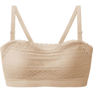 Áo ngực AIMO cho nữ có ren mỏng không dây dành cho ngực nhỏ có thể tháo rời