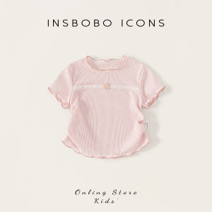 insbobo | Áo Thun Tay Ngắn Cho Bé Gái