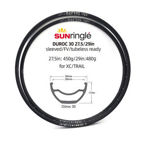 Vành Xe Đạp Sunringle DUROC 30 Tubeless Ready Hợp Kim Nhôm Siêu Nhẹ Mối Hàn Viền  27.5/29 Inch Tương Thích Lốp Không Săm Dành Cho Xe MTB/XC