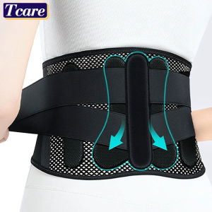 Back Brace Lower Back Pain Relief Sports Waist Support Belt with Dual Adjustable Straps for Herniated Disc Sciatica Scoliosis