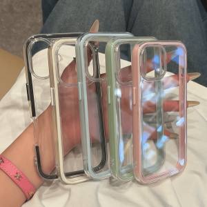 New Style Silicone Phone Case for Apple 17Promax Womens Transparent Protective Shell Fashionable Minimalist Design Compatible with Multiple Models