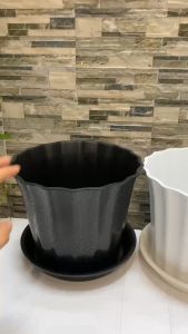 Chậu sọc tròn 25-22 chậu nhựa cứng chậu nhựa trồng hoa chậu nhựa trồng cây kiểng chậu nhựa cứng