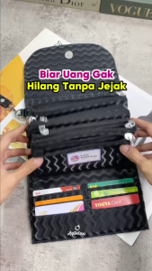 AQILALOVA Mecca Wave Dompet Disiplin Pengatur Keuangan Bulanan & Menabung