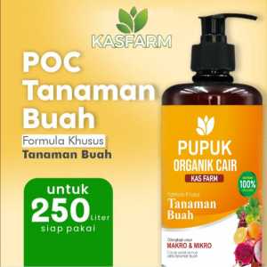 KASFARM-PUPUK ORGANIK CAIR  PRAWATAN TANAMAN Bunga DAN Buah / KOMPOS POC 500ML