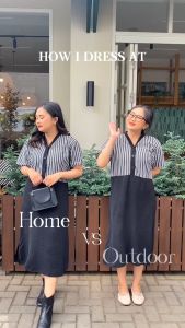 Yoenik x Barbyescollection Minju Midi Dress – Baju Busui– Dress Korea Kekinian – Midi Dress Lengan Pendek