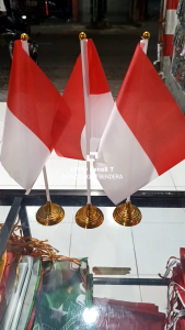 Duindo - Bendera Meja Merah Putih 30 cm Original