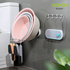 Wall Mounted Bath Storage Shelf No Drilling Required