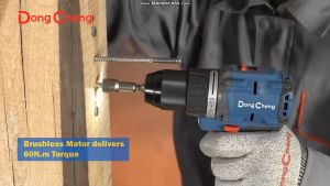 Dong Cheng DCJZ2060i 20v 2.0Ah Cordless BrushLess Hammer Drill Bateri Drill Hammer Murah