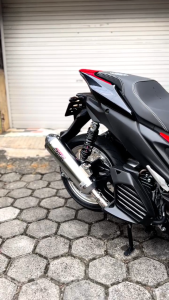 Knalpot Standar Racing Aerox Nmax Pcx Adv Type SR-9 Suara Ngebas Adem Fullsystem Original 99 Racing
