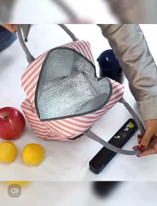 Large-capacity Aluminum Foil Heat Preservation Fresh Lunch Bag Student Office Bento Bag