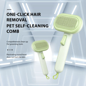 Bàn chải chải lông cho thú cưng & dụng cụ dọn dẹp-lược thép không gỉ cho mèo và chó tháo gỡ và loại bỏ lông lỏng lẻo một cách dễ dàng