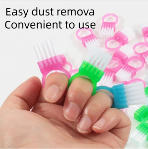 5/15PCS Mini Ring Nail Dust Cleaning Brush – Soft-Haired DIY Nail Brushes Professional Dust-Cleaning Makeup Brush