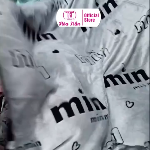 Chăn Lông Thỏ MIN MIN Cao Cấp Nặng 25kg Có Khóa Kéo Lồng Được Ruột Chất Vải Mềm Mịn Ấm Áp KT 2mx2m3