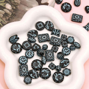 สร้อยข้อมือลูกปัดสไตล์บาร็อคย้อนยุค DIY อุปกรณ์ทำมือ ลูกปัดตกแต่งโทรศัพท์มือถือ อุปกรณ์ทำเครื่องประดับใหม่