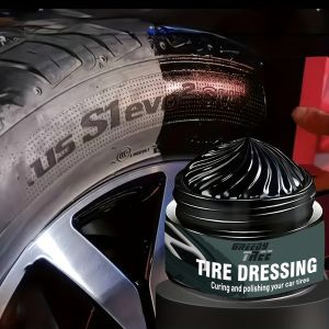 Tire Care Wax Tire&Wheel Shine Clean Wax Durable Protection Gloss Enhancer For Plastic Parts Protects Vinyl Plastic Rubber