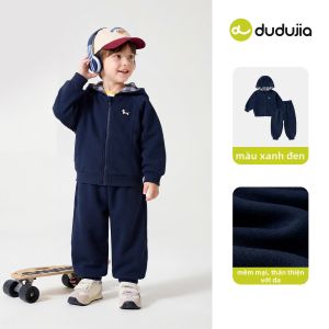 DUDUJIA | Bộ Áo Khoác Có Mũ và Quần Cho Bé Trai và Bé Gái Mùa Thu