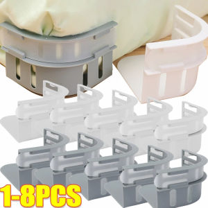 【XZxinzhan】8PCS Bedsheet Corner Tightener Clips Heavy Duty Bedsheet Corner Grippers Straps Non-Slip Mattress Strap Holder Invisible Quilt Cover