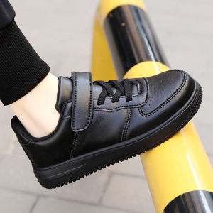 Soft-soled Childrens Leather Shoes Black