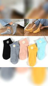 ถุงเท้า ถุงเท้าข้อสั้น ถุงเท้าเกาหลี ถุงเท้าหมี ถุงเท้าน่ารัก ลายหมีถุงเท้าแฟชั่น pb pb99