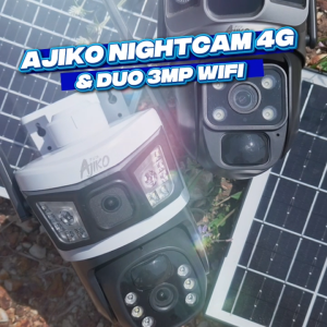 Ajiko NightCam กล้องวงจรปิดโซล่าเซลล์ ใส่ซิม / WIFI กลางคืนสีสด คมชัดพิเศษ แบตอึด เทคโนโลยีดีที่สุด กล้องวงจรปิด Ajiko กล้อง Ajiko - Lazada