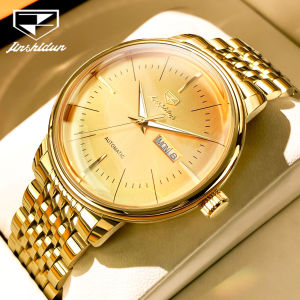 Đồng Hồ Cơ Tự Động Sang Trọng JSDUN Dành Cho Nam Dây Thép Không Gỉ Chống Nước Dây Đeo Tay Dạ Quang Chống Sốc Đồng Hồ Đeo Tay Thời Trang Thông Thường