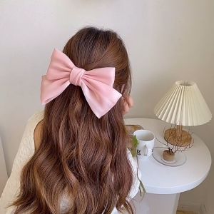 Jepit Rambut WANITA / JEPIT RAMBUT KARAKTER / HAIRPIN PITA Fashion Korea - AK10 - Bahan Kain Organza - Panjang 21cm - Tinggi 10cm - Panjang Jepitan 8cm - Tebal dan Kencang (IMPORT)