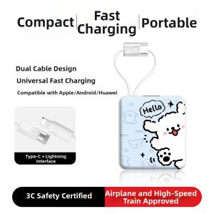 VORRYELL | Portable 3C Certified Airplane Safe Fast Charging Power Bank 10000mAh