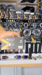 Lampu Tembak Slim 15W ARUS DC 12 - 36 V Projie Biled Grill Mobil Motor Super Terang ORIGINAL MOSCOW LAMPU TEMBAK D 1 D 2 MINI SLIM PREMIUM SOROT LED LASER GUN 15 WATT 2 WARNA HIGH LOW PUTIH KUNING WATERPROOF BODY BESI FOGLAMP CUT OFF LASER HARGA 1PCS PNP