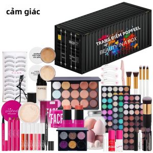 Bộ Trang Điểm Đa Năng POPFEEL Dành Cho Phụ Nữ Và Bé Gái - Bộ Quà Tặng Tối Ưu Với Các Dụng Cụ Và Phụ Kiện Trang Điểm Bất Ngờ