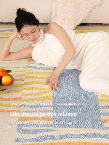 YUNHAOBUYI | Dopamine Carpet Living Room Easy-Clean Anti-Slip Large Area