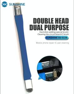 SUNSHINE SS-022B Double-Head Anti-Static Brush for Mobile Phone PC Motherboard Glue Removal Dust Cleaning Repair Tools