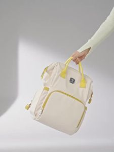 SHI YUE JIE JING | Spacious Fashionable Lightweight Tote Shoulder Mom Bag