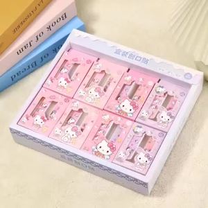 Sanrio | Sanrio Hello Kitty 10-Pack Miếng Dán Chống Thấm Nước Thoáng Khí Thiết Kế Hoạt Hình Dễ Thương Keo Dán Chăm Sóc Vết Thương Văn Phòng Phẩm Nhãn Dán