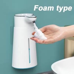 400ML Touchless USB Rechargeable Infrared Electric Automatic Sensor Soap Dispenser Wall Mounted 4Levels Adjustable Pump Machine