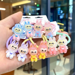 Dây Buộc Tóc Dễ Thương Cho Bé Gái Labubu Sanrio Dây Buộc Tóc Cho Bé Gái Dây Đàn Hồi Không Gây Hại Cho Tóc Phụ Kiện Tóc Cho Trẻ Em