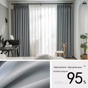 YANYANGTIAN | Luxury Soundproof Light-Blocking Window Curtain for Bedroom and Living Room