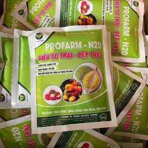 (200g) Phân bón NPK 20-20-20 PROFARM N20 nhập khẩu Bỉ - Xanh lá Tốt rễ Nuôi Trái cây ăn trái