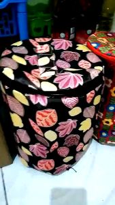 Tas Tempat Piring Rotan Prasmanan Ukuran Jumbo Waterproff Anti Debu Murah Muat 2 Lusin Tebal