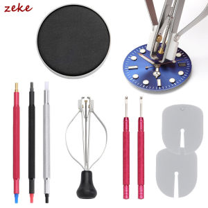 2/4/5/6/7PCS Watch Hand Pressers Pusher Fitting Set Kit Watchmakers Watch Repair Tool Kit Double-ended Needle Pen And Needle Set
