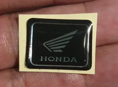 สติ๊กเกอร์ ซิลิโคน YAMAHA HONDA 3D. 1 ชิ้น